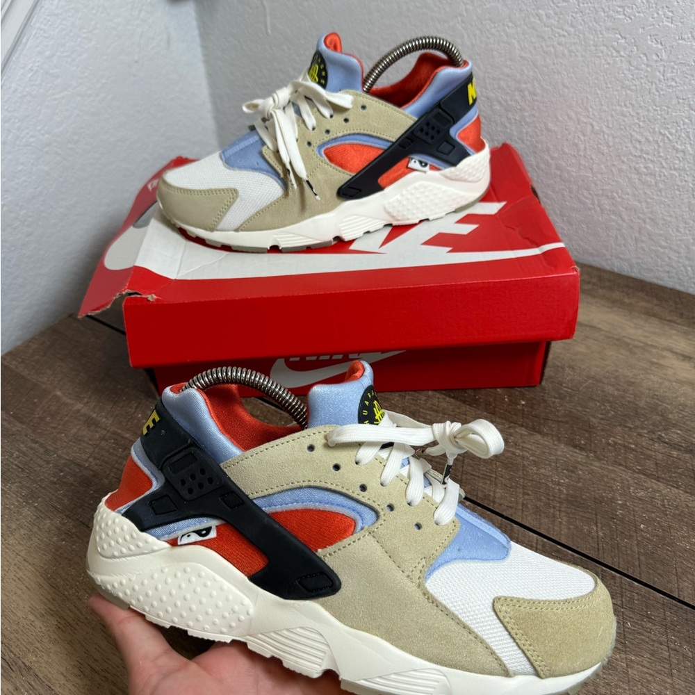 Nike Huarache Run GS DV2196 700 Multicolor Kids Running Shoes Size 6.5 Y 8 W
